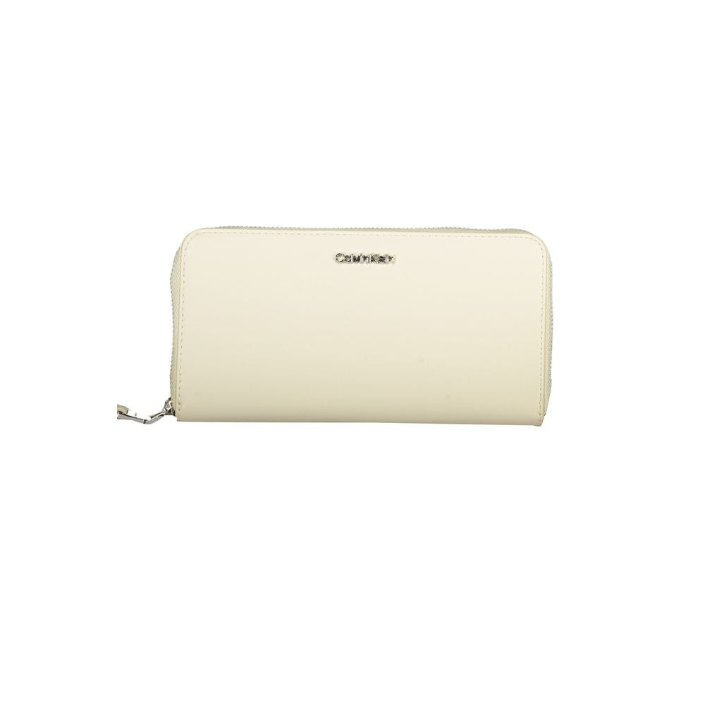 Calvin Klein Beige Polyurethane Women Wallet
