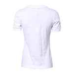 Dolce & Gabbana White Cotton Floral Logo Crew Neck T-shirt