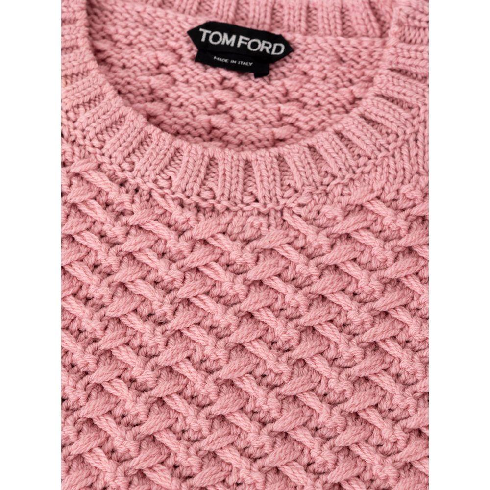 Tom Ford Pink Wool Sweater TO-8652675-XS