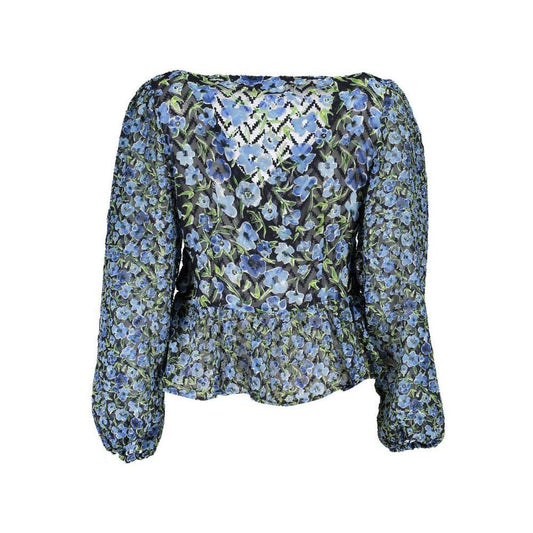 Desigual Blue Polyester Sweater