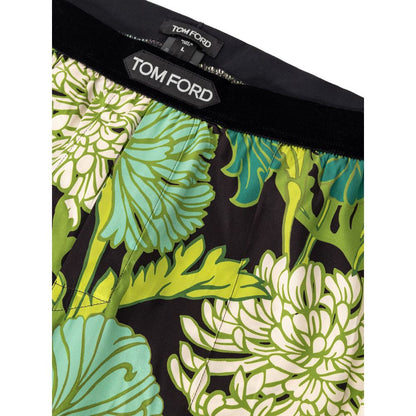 Tom Ford Multicolor Silk Bottoms Sleepwear