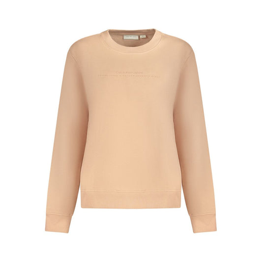 Calvin Klein Pink Cotton Women Sweater CA-33783-XS