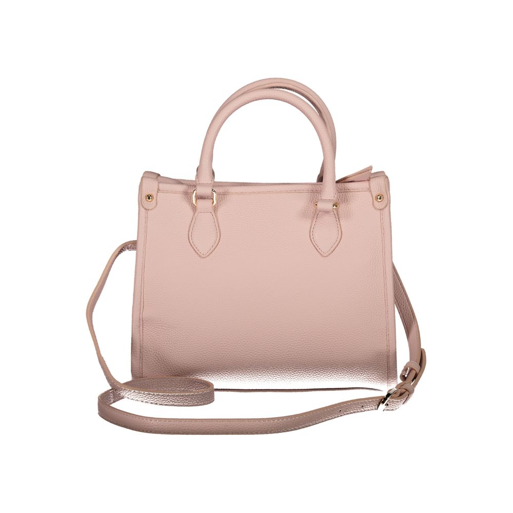 Mario Valentino Pink Polyethylene Handbag with adjustable strap and pockets