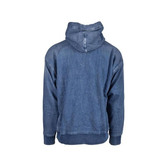 Diesel Blue Cotton Hoody DI-16626900176-IT48 | L