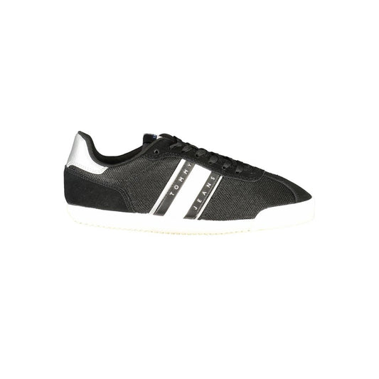 Tommy Hilfiger Black Polyester Sneaker