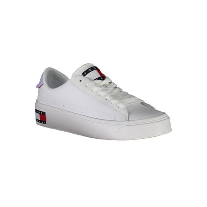 Tommy Hilfiger White Polyester Sneaker