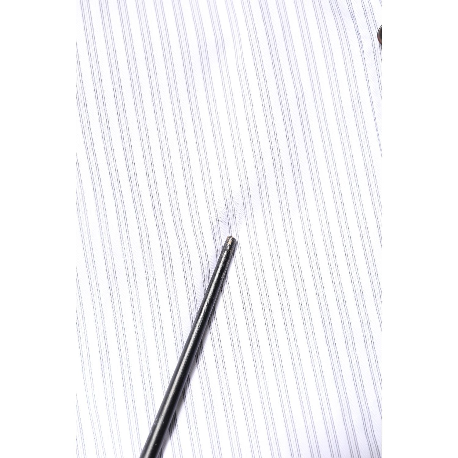 Dolce & Gabbana White Striped Cotton MARTINI Men Dress Shirt