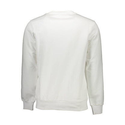 Diesel White Cotton Men Sweater