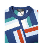 Dolce & Gabbana Multicolor Cashmere Knit Pullover Sweater