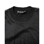 Dolce & Gabbana Black Logo Knitted Crewneck Pullover Sweater