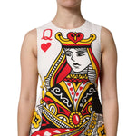 Dolce & Gabbana White Queen Of Hearts Sleeveless Maxi Dress