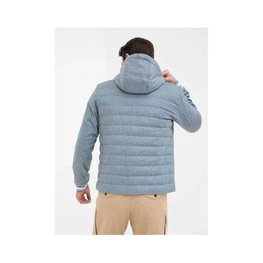 Herno Blue Silk Jacket