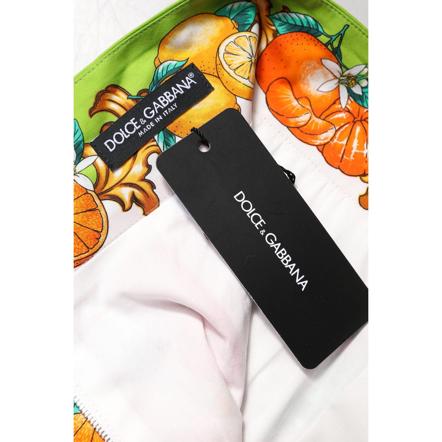 Dolce & Gabbana Pink Printed High Waist Hot Pants Shorts