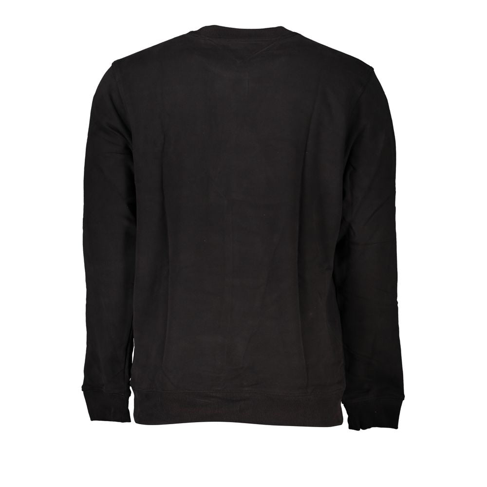Tommy Hilfiger Black Cotton Men Sweater