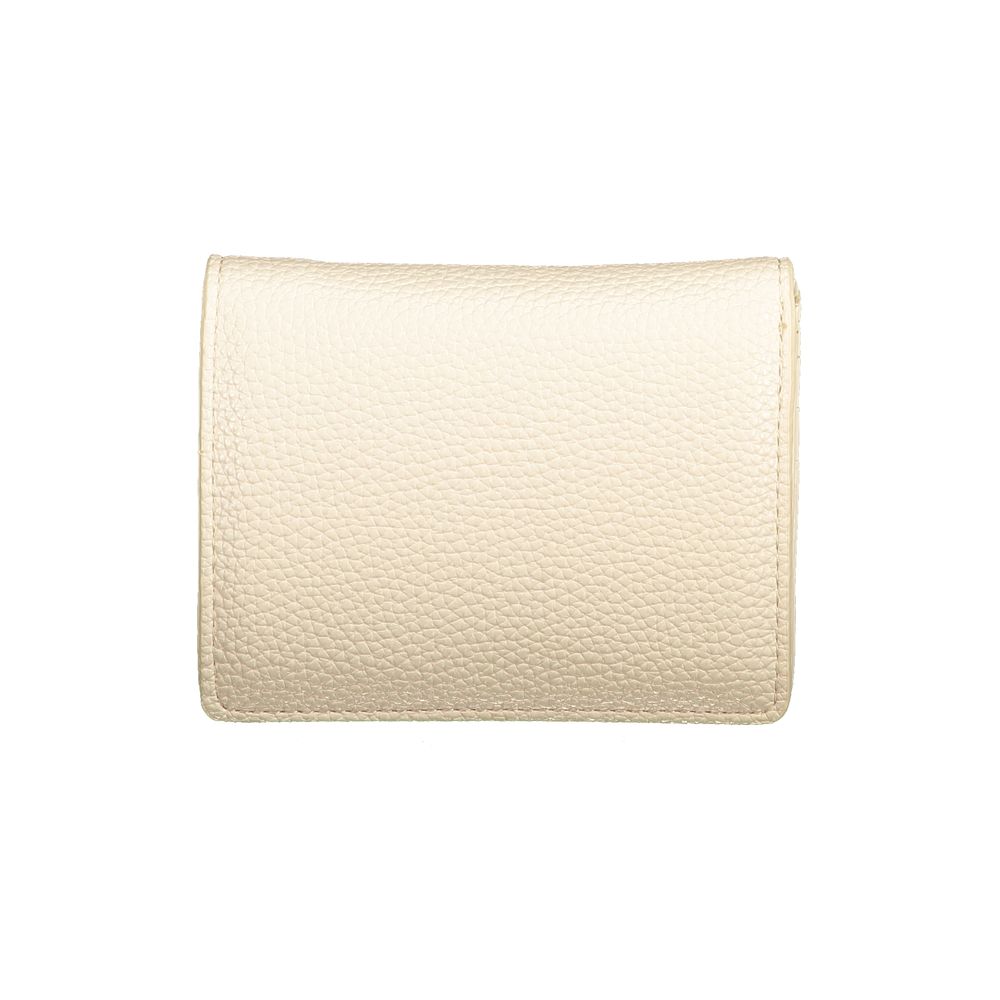 Mario Valentino Beige Polyethylene Wallet