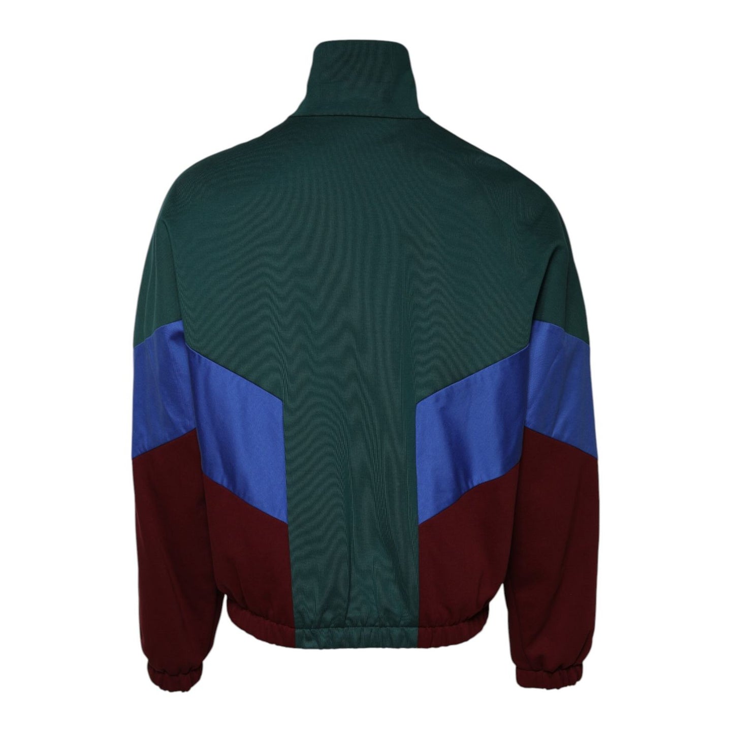 Dolce & Gabbana Multicolor Cotton Logo Full Zip Jacket