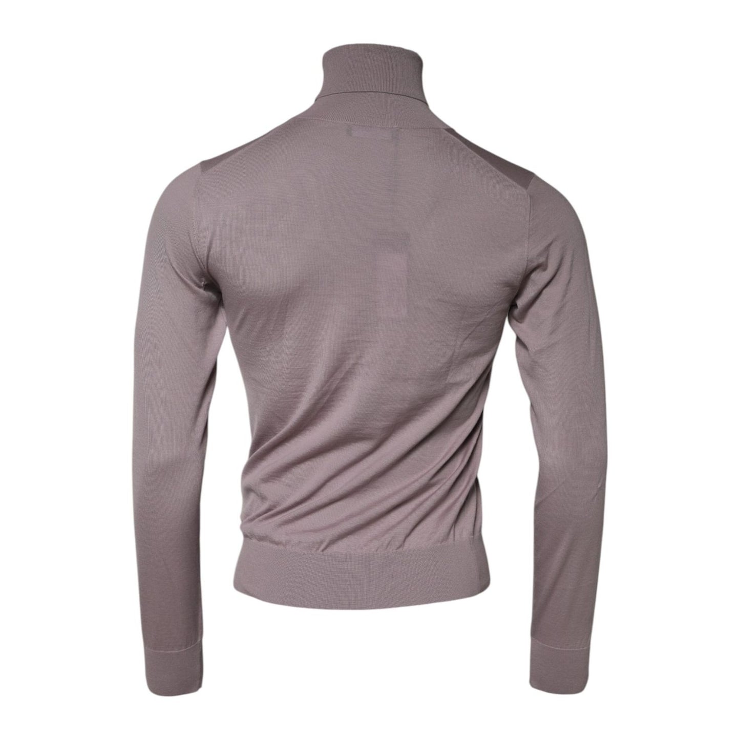 Dolce & Gabbana Brown Cashmere Knitted Men Pullover Sweater