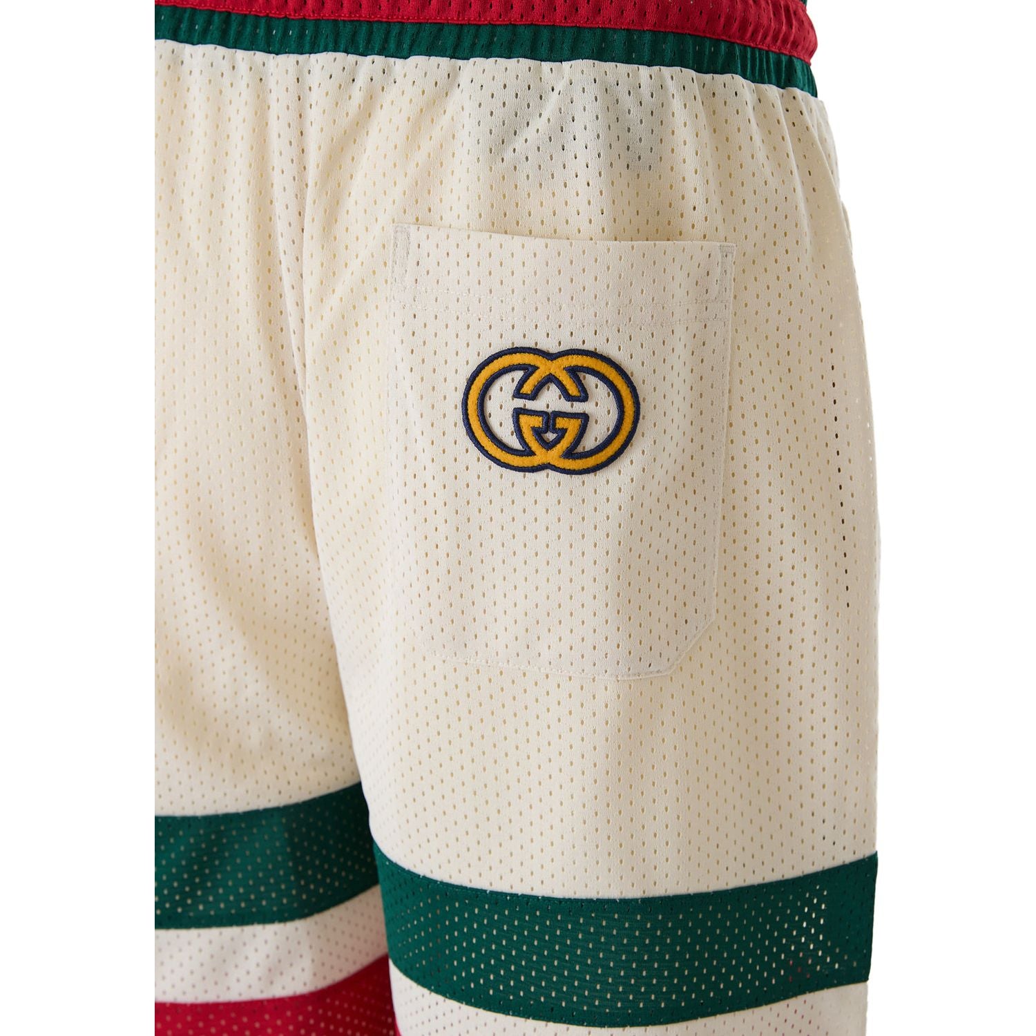 Gucci Cream polyester  Logo Shorts