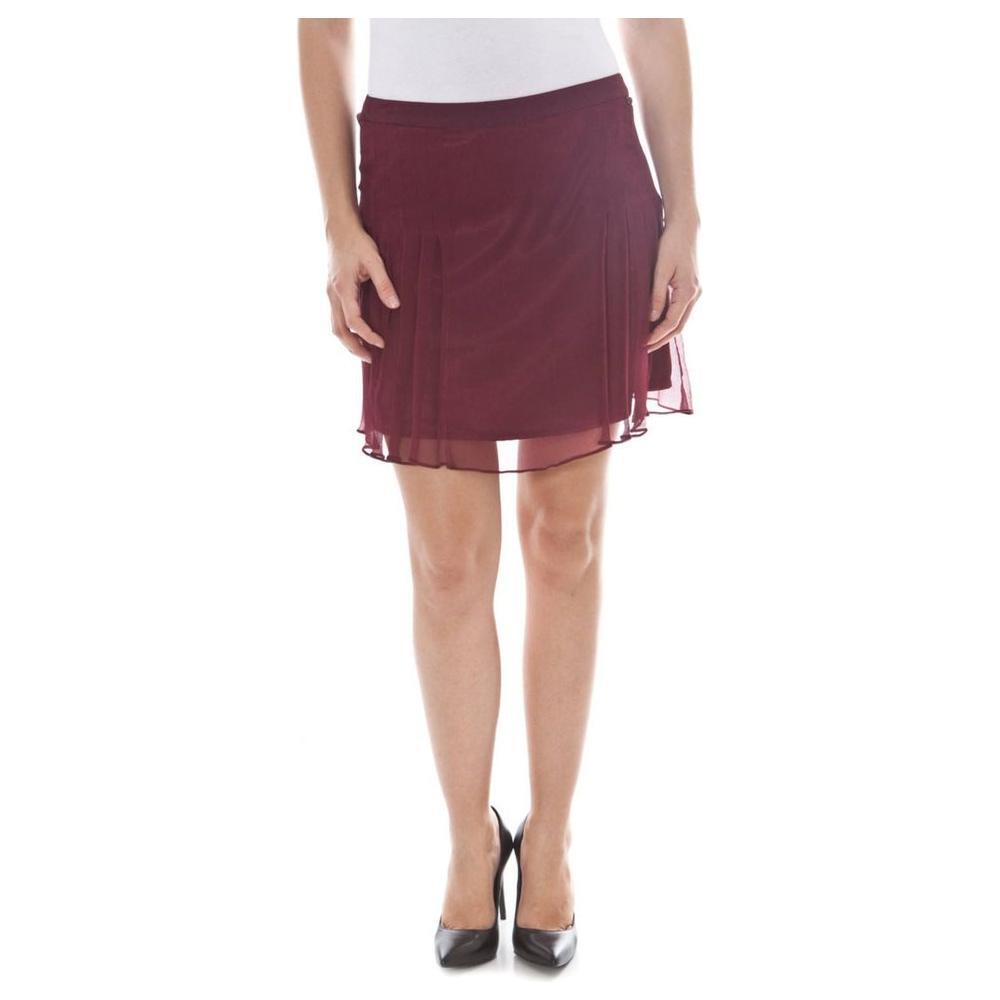 John Galliano Red Silk Women Skirt JO-1139-44