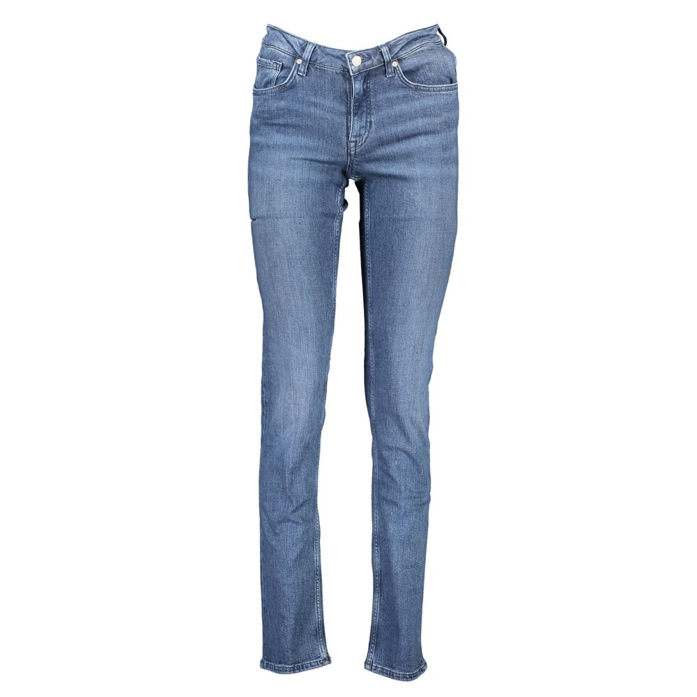 Gant Blue Polyester Women Jeans