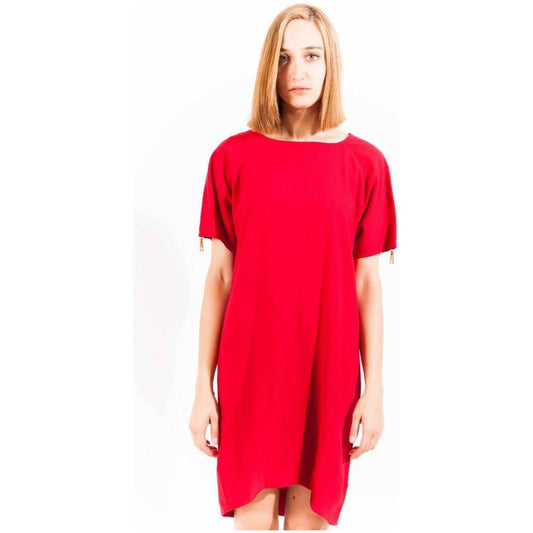 Love Moschino "Red Viscose Women Dress" LO-3471-44
