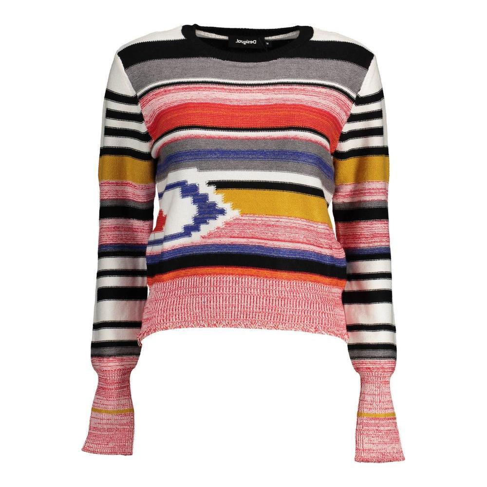 Desigual Red Viscose Women Sweater DE-14486-XL