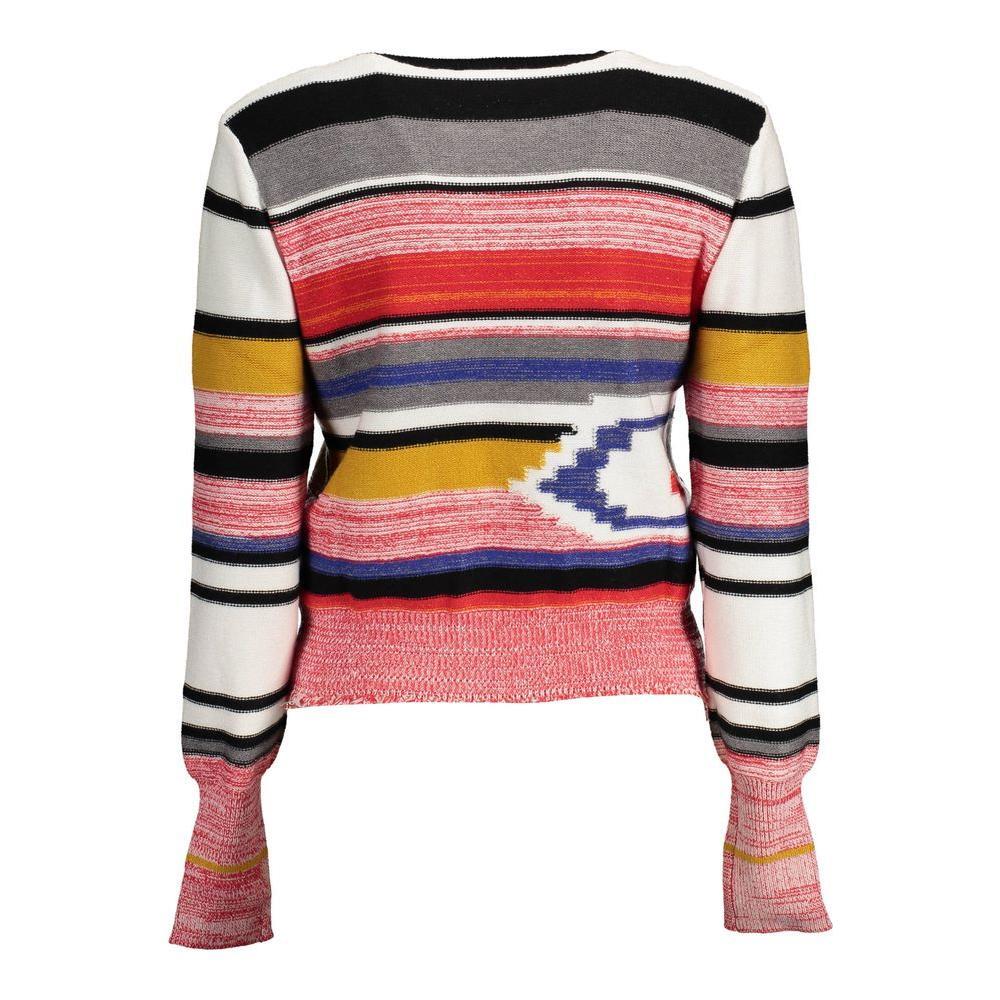 Desigual Red Viscose Women Sweater DE-14486-XL