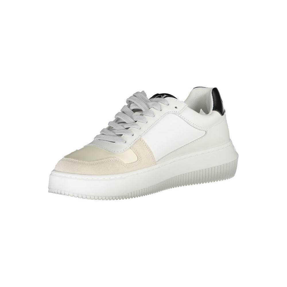 Calvin Klein White Polyester Sneaker