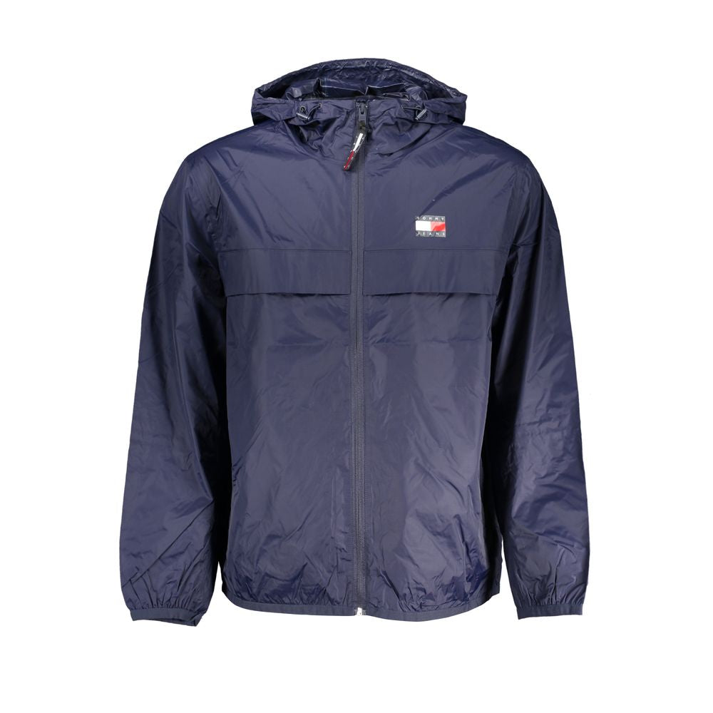 Tommy Hilfiger Blue Recycled Nylon Men Jacket