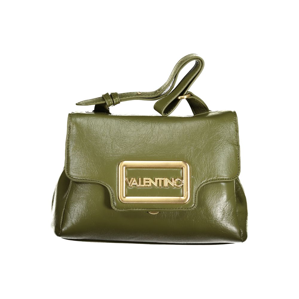 Mario Valentino Green Polyethylene Handbag with adjustable handle and strap, 2 compartments, central pocket, logo, zip and snap closure