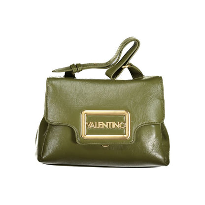 Mario Valentino Green Polyethylene Handbag with adjustable handle and strap, 2 compartments, central pocket, logo, zip and snap closure