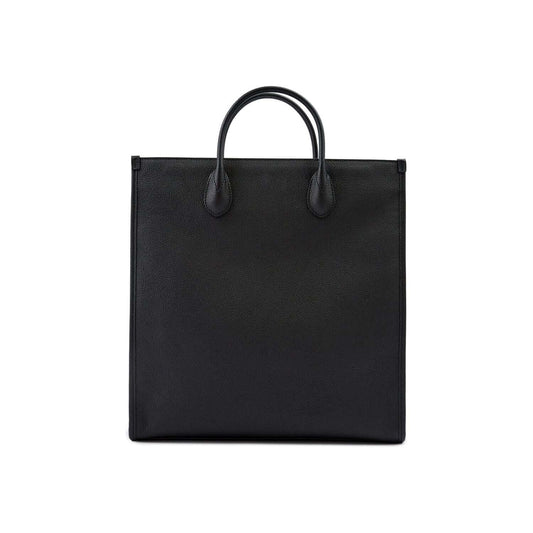 Gucci Black Leather Logo Medium Tote Bag 770975_AACXB_1049