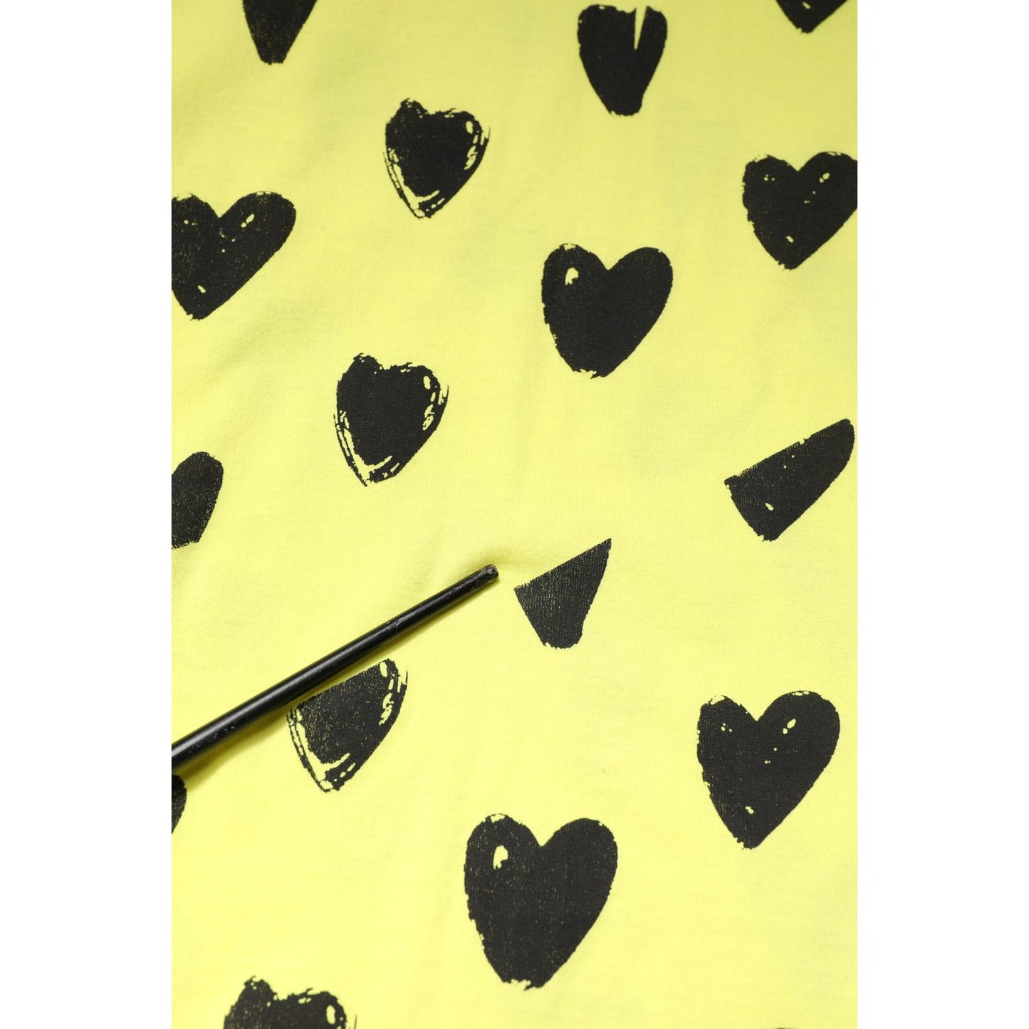 Dolce & Gabbana Yellow Cotton Sleeveless DG Heart T-shirt