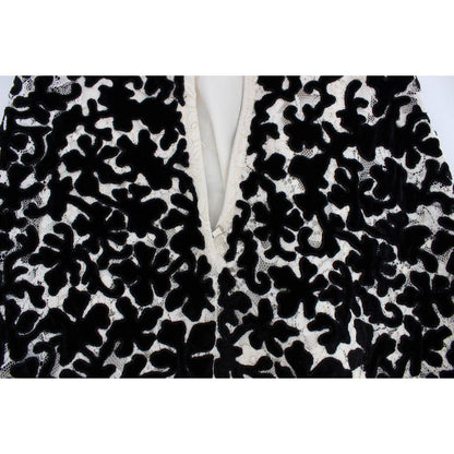 Dolce & Gabbana Floral Lace Ricamo Long Ball Maxi Dress