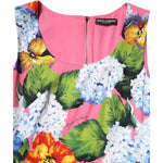 Dolce & Gabbana Multicolor Floral Sleeveless Sheath Dress