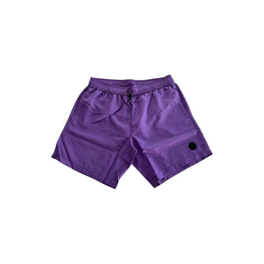 Trussardi Beachwear Purple Polyester Men Swim Short