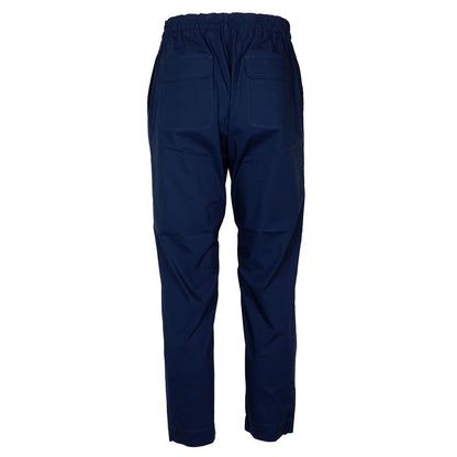 Alpha Studio Blue Cotton Men Pants