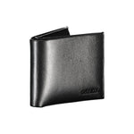 Calvin Klein Elegant Black Leather Dual-Compartment Wallet CA-26045