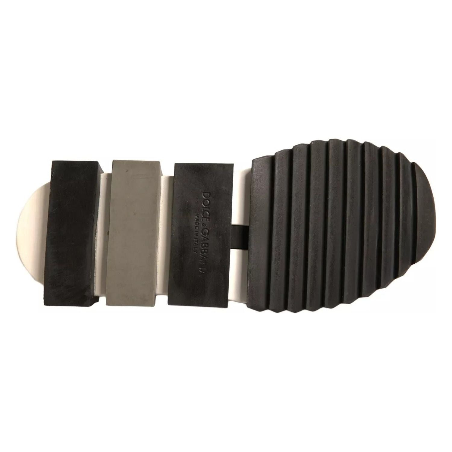 Dolce & Gabbana Black White Slip On Sorrento Sneakers Shoes