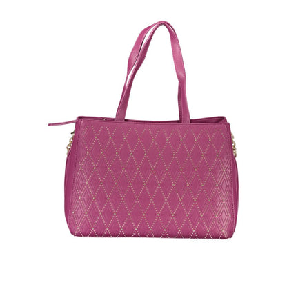 Mario Valentino Purple Polyethylene Handbag
