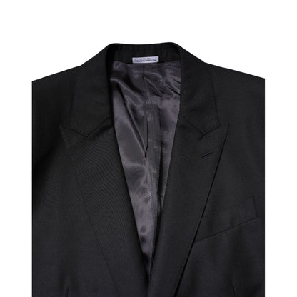 Dolce & Gabbana Dark Blue MARTINI Wool Blazer Coat Jacket