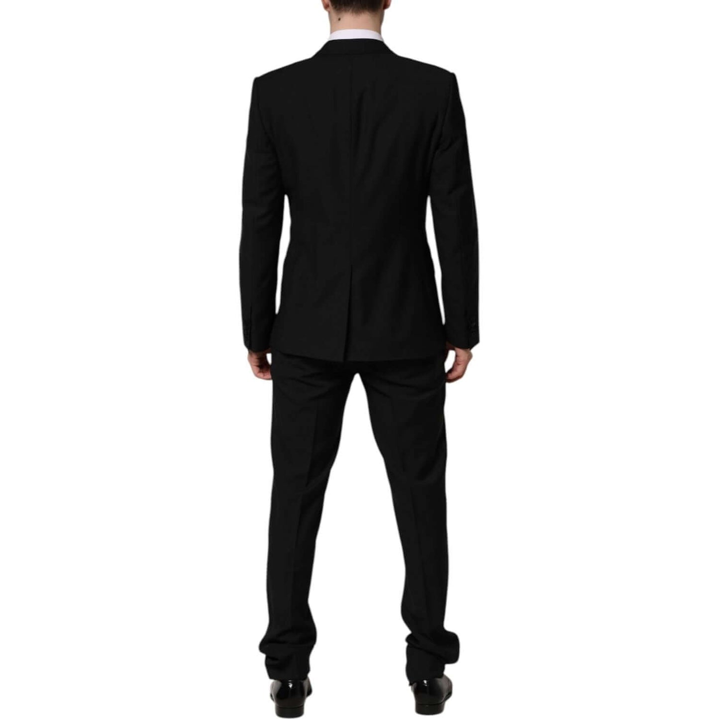 Dolce & Gabbana Black MARTINI Crystal Embellished 3 Pc Suit
