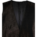 Dolce & Gabbana Dark Brown Dress Formal Men Waistcoat Vest