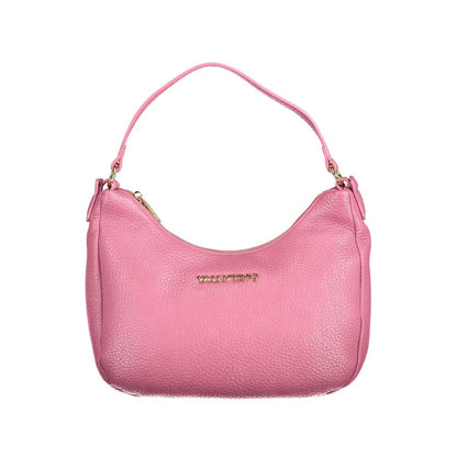 Mario Valentino Pink Polyethylene Women Handbag with single handle and shoulder strap elegance