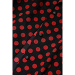 Dolce & Gabbana Black Red Polka Dot Silk Long Sleeves Top TSH87597-40