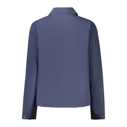 K-WAY Blue Polyester Jackets & Coat