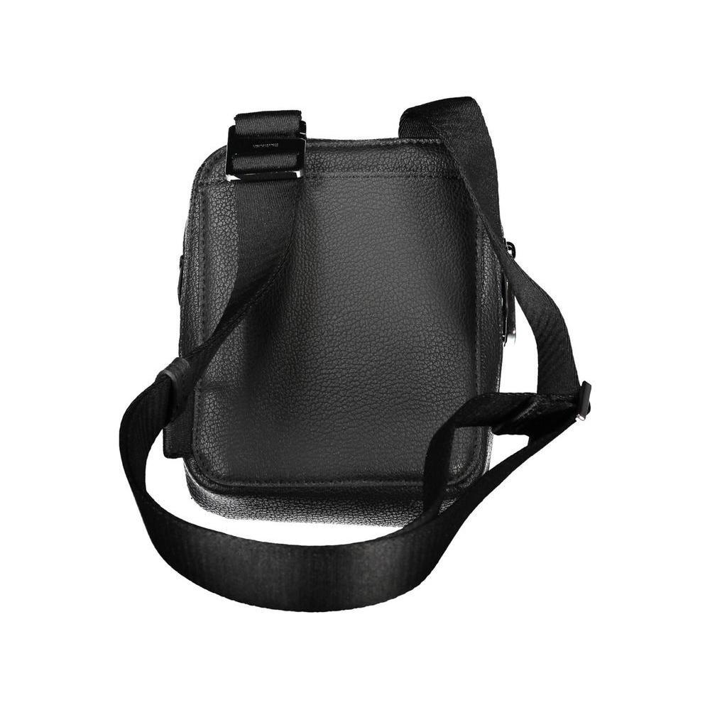 Calvin Klein Sleek Black Shoulder Bag with Logo Detail CA-26220