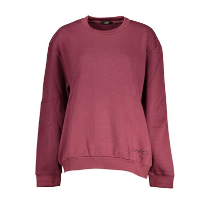 Cavalli Class Purple Cotton Women Sweater