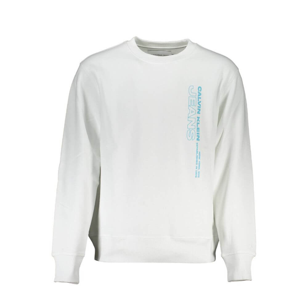 Calvin Klein White Cotton Sweatshirt