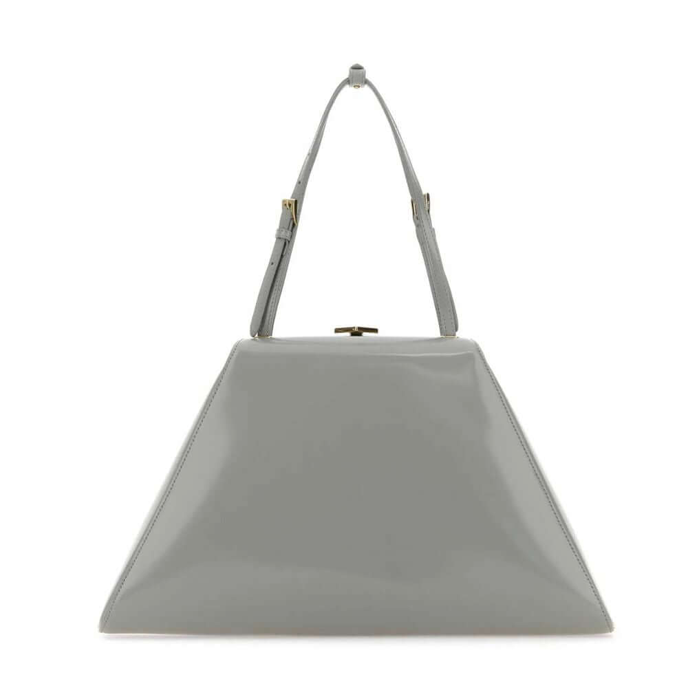 Prada Gray Leather Handbag PR-15429